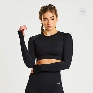AYBL Long Sleeve Workout Crop Top